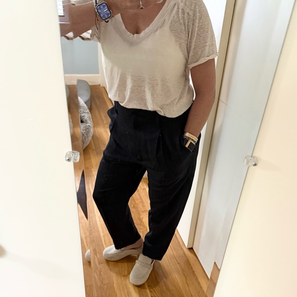 Brunello Cucinelli
Virgin Wool mouliné chalk stripe slouchy trousers - Picture 2 of 11